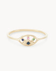 14k All Seeing Evil Eye Ring