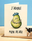 J'adore Mon Pear | Greeting Card