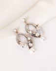 Flora Deco Drop Earrings