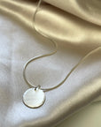 Coin Necklace | Silver