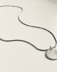 Coin Necklace | Silver