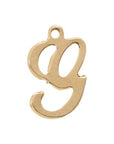 Script Letter Charm
