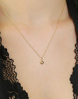 Diamond Dome Pendant Necklace