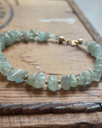 Aquamarine Beaded Bracelet