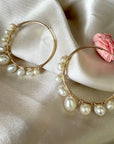 Bohemian Hoops | Pearl