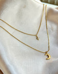 Moon & Star Layered Necklace