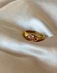 Oval Slice Ring