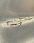 Beaded Stacking Ring | Silver