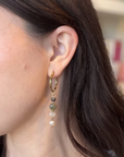 Lumina Dangle Hoop | Labradorite