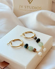 Lumina Dangle Hoop | Aventurine