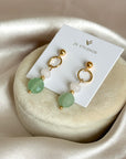 Halo Gemstone Drop | Aventurine