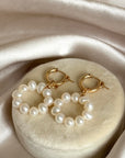Lalina Pearl Hoops