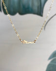 JV Studios | Mama Script Necklace
