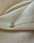 Aquamarine Drop Necklace