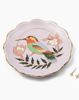 Jewelry Dish & Stud Earring Set - Hummingbird/Lavender