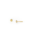 Disc Studs: 14K Gold