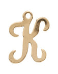 Script Letter Charm