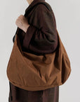 Baggu Large Nylon Crescent Bag - Brown