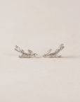 Olive Climber Earrings | Silver