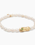 Pearl Affirmation Bracelet | Luck/Gold