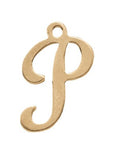Script Letter Charm