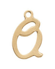 Script Letter Charm
