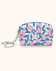 Key Chain Pouch: Blushing Dahlias