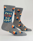 Just Resting My Eyes Men's Crew Socks