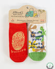 Lil Burrito/ Blame Your Farts Baby Socks