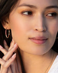 Miyuki Small Hoop | Dark Multi