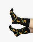 Cheetah Pima Socks