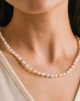 Rainbow Pearl Necklace