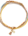 Miyuki Bracelet Trio | Desert Multi/Gold