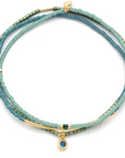 Miyuki Bracelet Trio | Turquoise/Gold