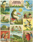 Mini Vintage Puzzle | Frogs & Friends