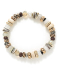 Sorrento Beaded Stretch Bracelet: Stone
