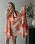 Turkish Towel | Orange Wedges