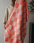 Turkish Towel | Checkerboard: Coral