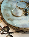 Pearl and Jasper Harmony Hoops
