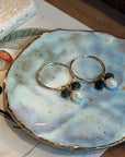 Pearl and Jasper Harmony Hoops