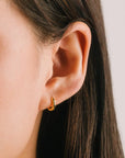 Tube 10mm Huggie Earrings