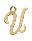 Script Letter Charm