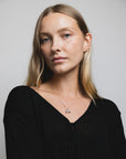 Bunny Charm Necklace: Silver