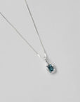 Uma Necklace | Blue Topaz and Silver