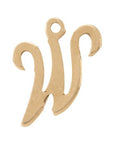 Script Letter Charm