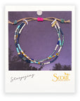 Mixed Media Bracelet | Truth: Lapis/Gold