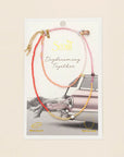 Mixed Media Wrap Bracelet/Necklace (various colours)