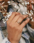 14k Rippling Wave Ring