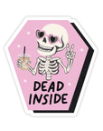 Dead Inside Skeleton | Sticker