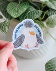 Seagull Jelly Yappin' and Snackin' | Sticker